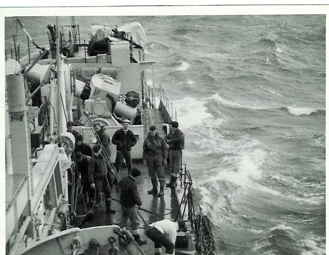 On deck HMS Palliser